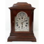 AN ANTIQUE LARGE MANTLE CLOCK MADE BY "DENT" LONDON , CIRCA 1890 WITH PENDULAM , ROMAN NUMERALS