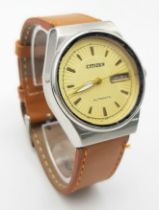 A Very Good Condition, Rare Citizen Model GN-4W-S Automatic Watch in Full Working Order. 36mm
