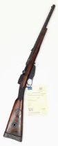 A 1915 BOLT ACTION HEMBRUG HARPOON BLANC FIRING RIFLE, COME WITH DEACTIVATION CERTIFICATE . UK &