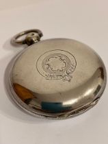 Antique SILVER FULL HUNTER POCKET WATCH Having full hallmark for Edward Kirkman and company, Chester