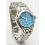 An Excellent Condition Unisex Stainless Steel Quartz Watch by Rotary, the Reunion Model. 38mm