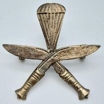 WW2 Gurkha Independent Parachute Company Cap Badge. Trained by the S.A.S to seize jungle