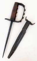 WW1 US 1917 Dated Trench Knife. Maker Landers, Frary, and Clark (L.F. & C.)