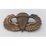 WW2 US Paratrooper Qualification Wings. Made by J.R. Gaunt London.