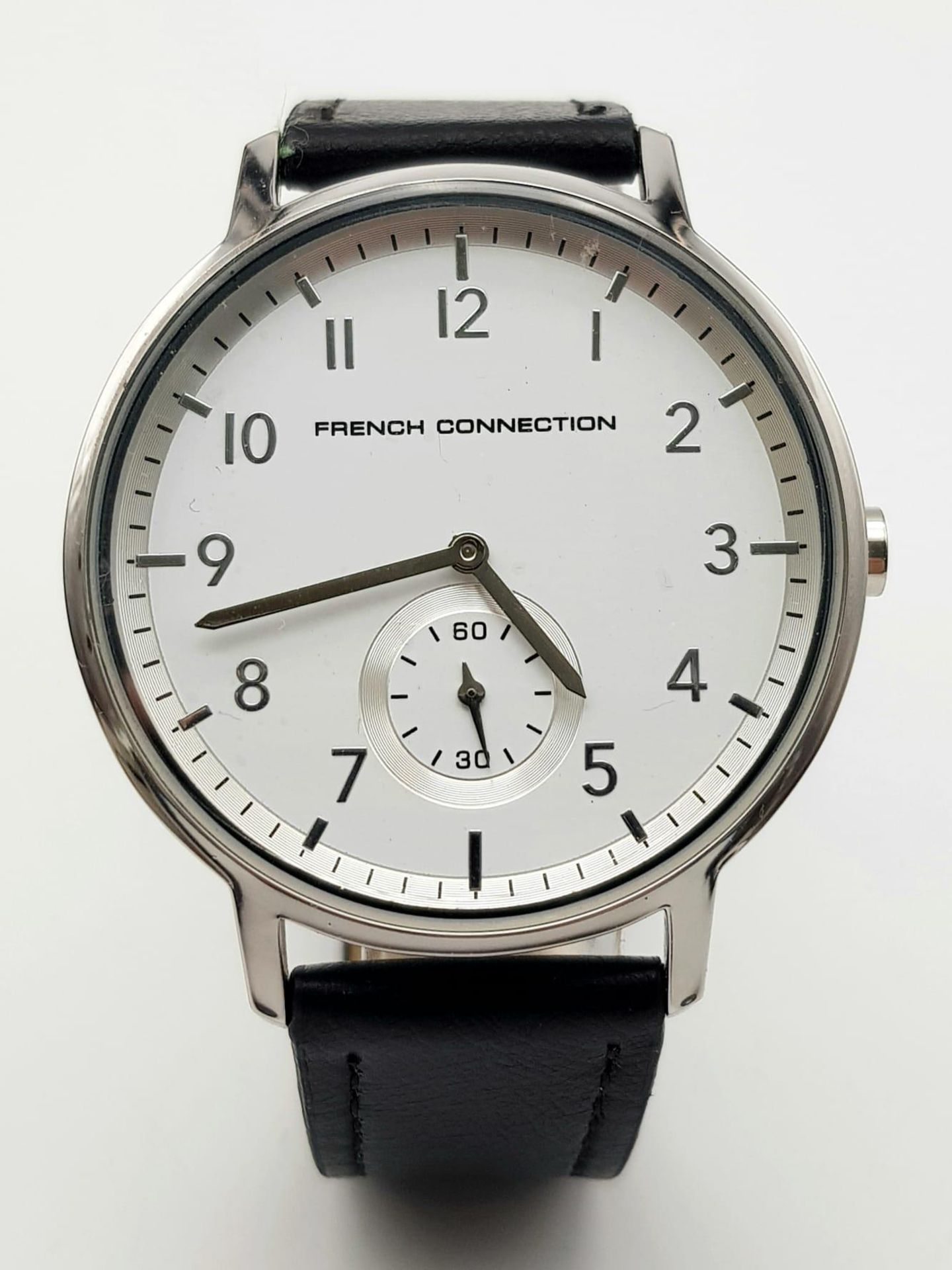 An Unused Subsidiary Dial Quartz Watch by French Connection. 44mm Including Dial. Full Working - Image 2 of 6