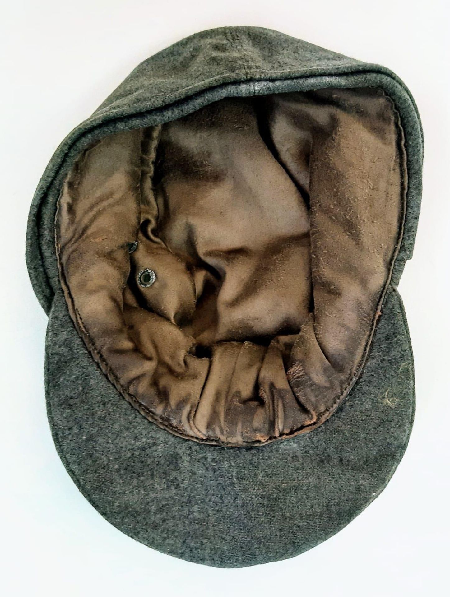3 rd Reich Waffen SS M34 Ersatz (enonomey) “Blanket” Cap. Thus named because they were made from old - Bild 5 aus 5