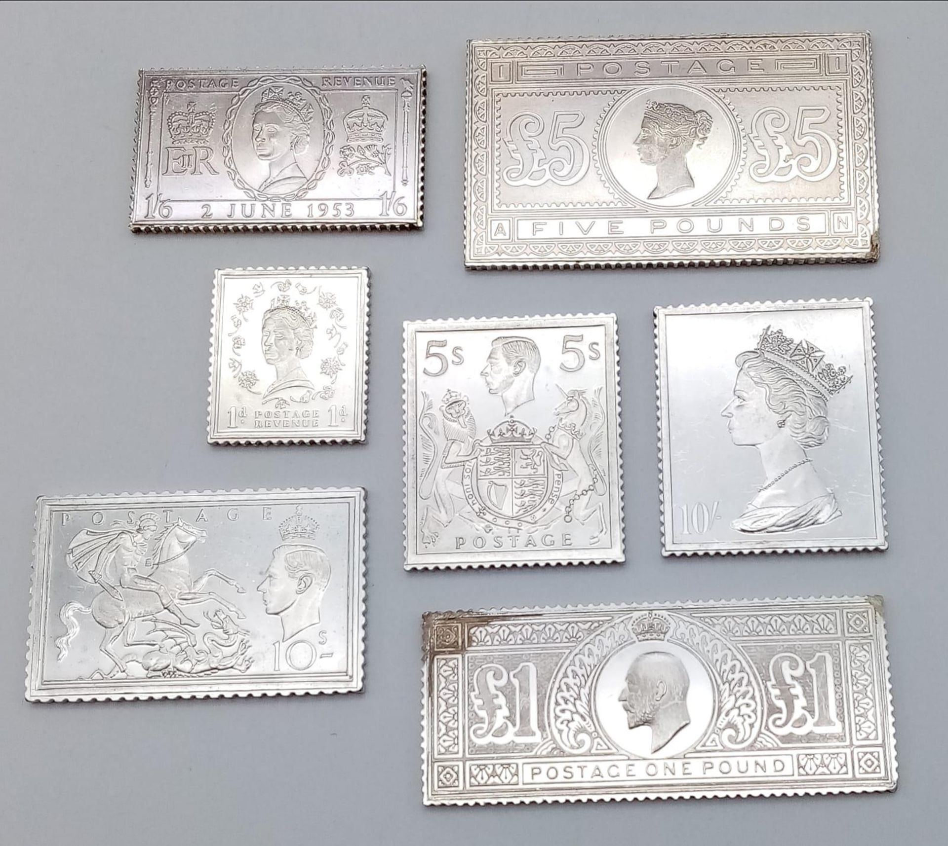 A Collection of Sterling Silver Stamps! 161g total weight.