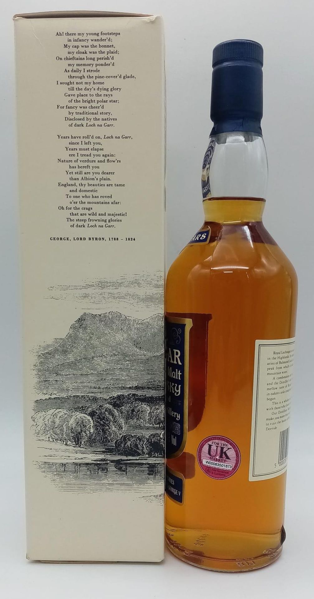 A Vintage 1990’s Sealed, Full Content, Royal Lochnagar Single Highland Malt Whisky. 70cl Bottle. - Image 4 of 6