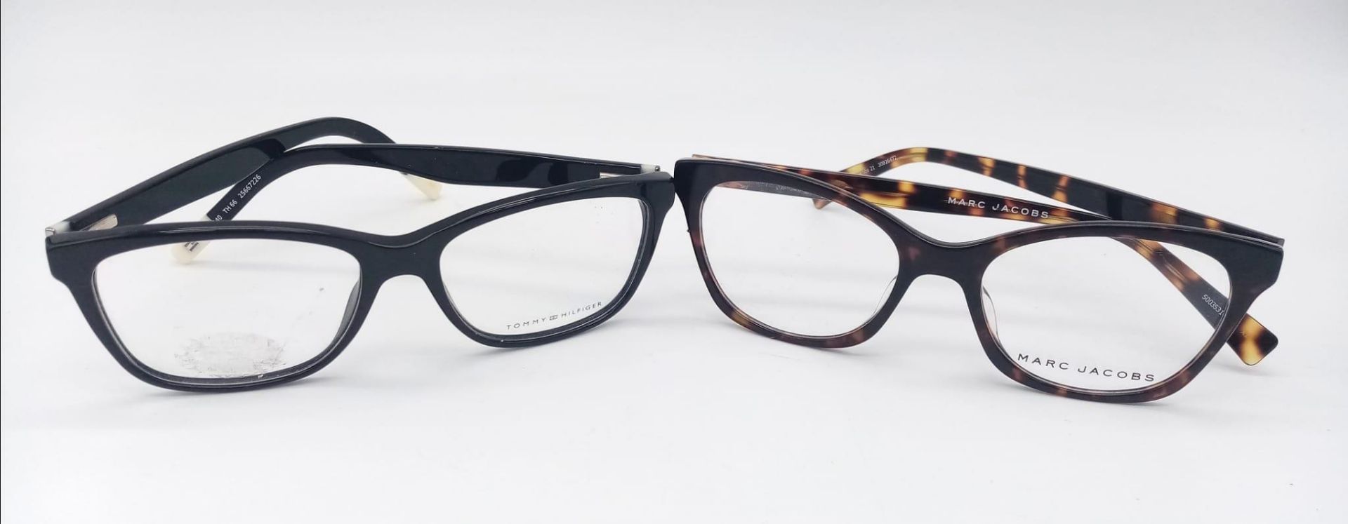 Two Pairs of Designer Glasses - Marc Jacobs and Tommy Hilfiger.