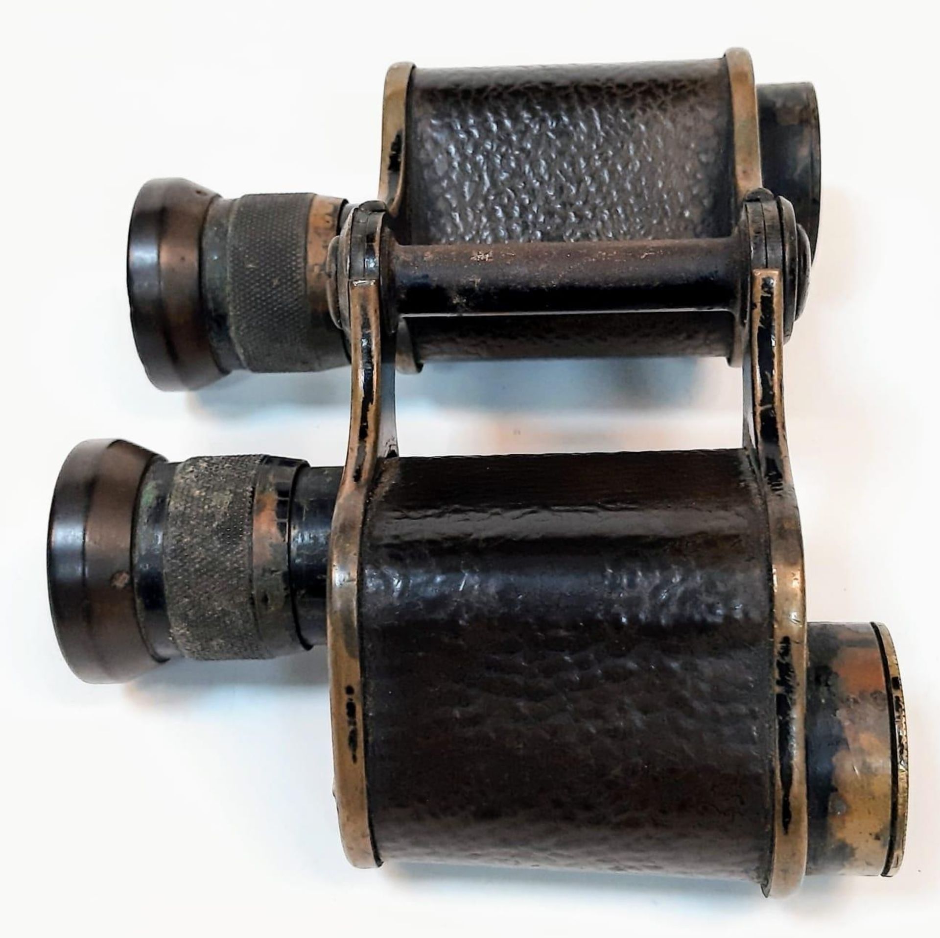 An original, pair of WW1, British Forces, Binoculars made in 1918 by A. KERSHAW in Leeds. In - Image 4 of 7