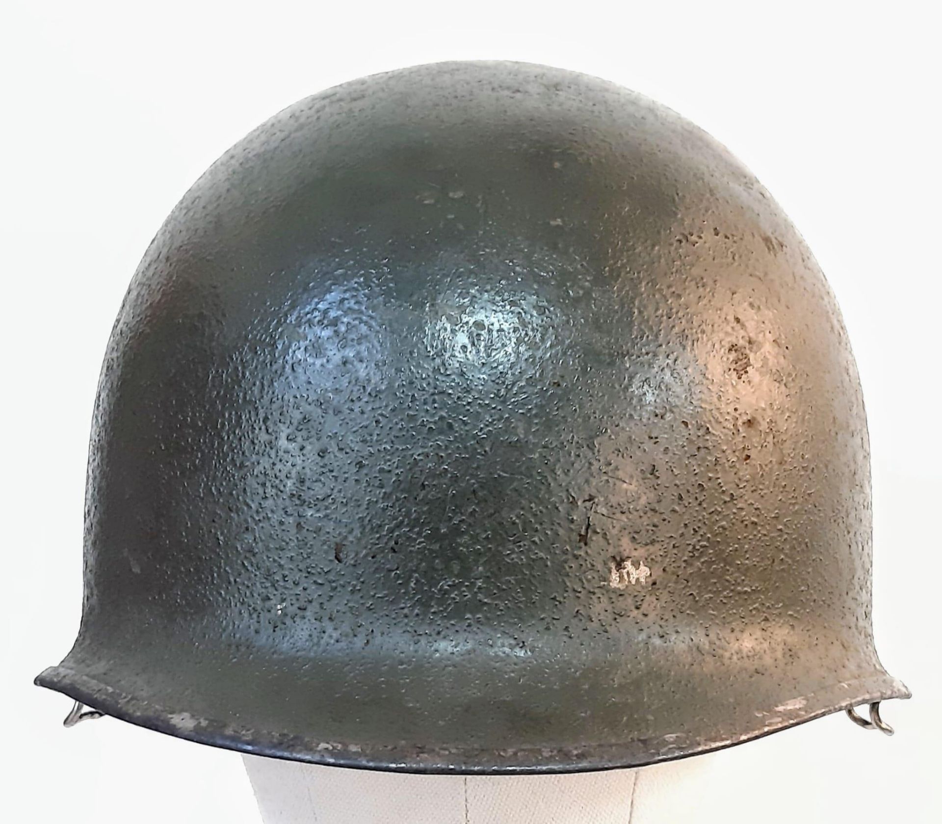 WW2 US M1 Helmet Made by McCord. The shell is batched marked 1266D which means it was made Nov-Dec - Bild 2 aus 5