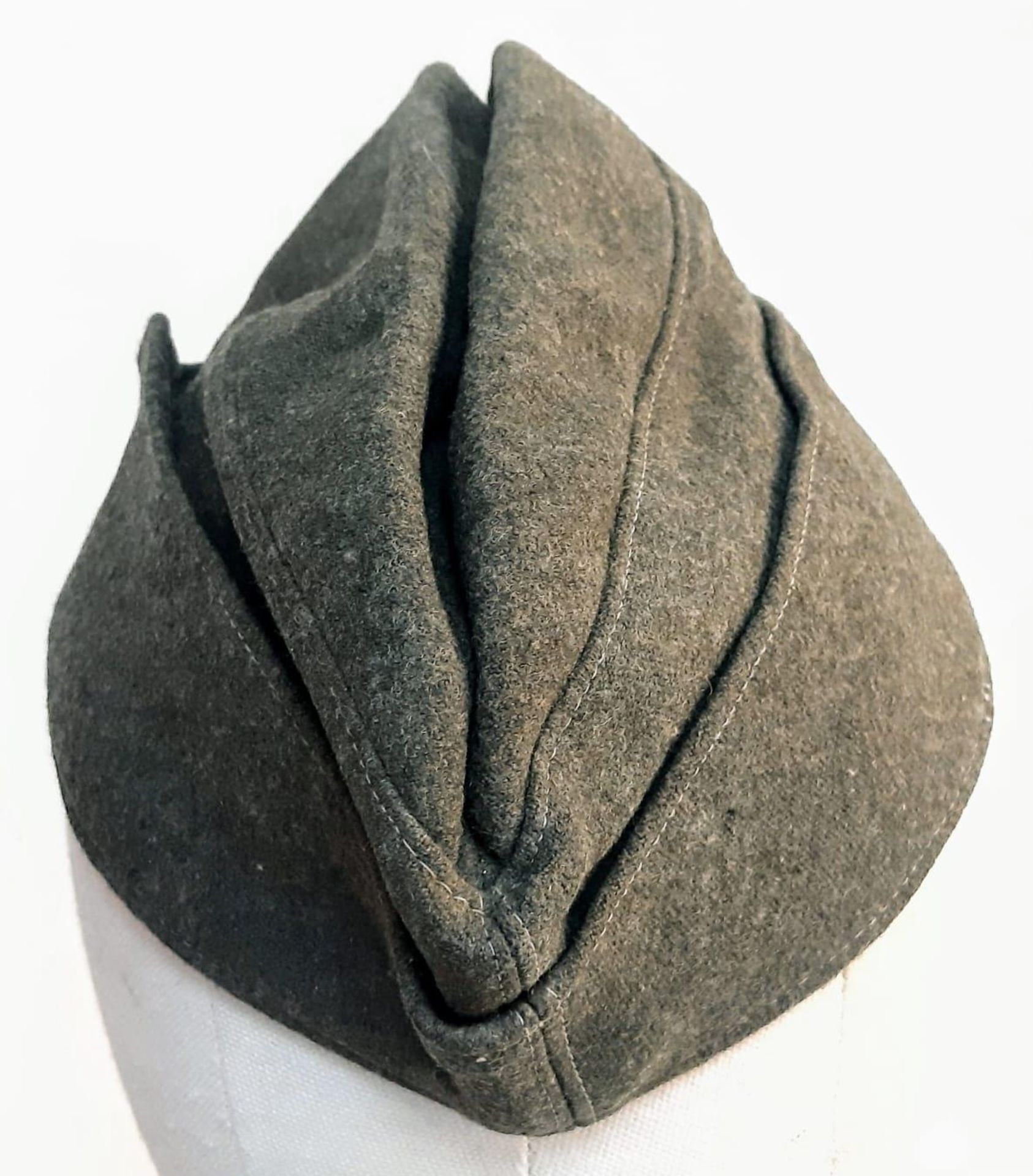 WW2 German Heer (Army) M34 Overseas Side Cap. Good condition for its age. - Bild 3 aus 6