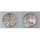 A George III 1787 Silver Shilling. Please see photos for conditions.