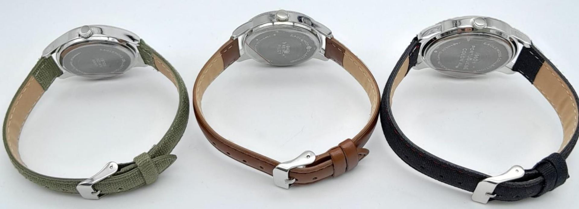 A Parcel of Three Unworn Military Homage Watches. Comprising a 1960’s Portuguese Colonial Watch ( - Image 4 of 7