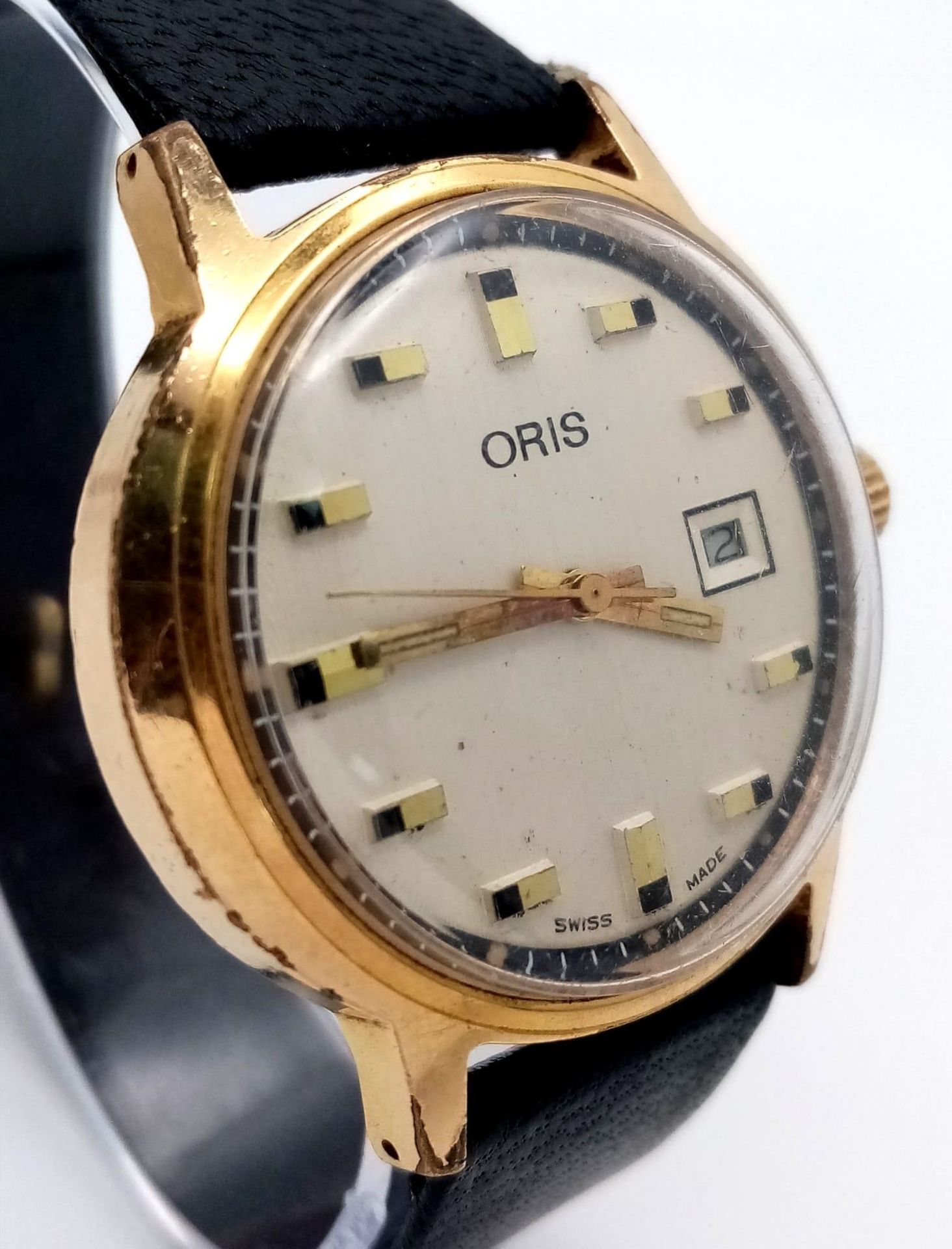 A Vintage Oris Gents Watch. Mechanical movement. Not currently working so A/F. - Bild 3 aus 5