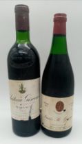 Two Bottles of French Red Wine: A 1972 Nuits St. George and a 1973 Chateau Giscours (Margaux). Due