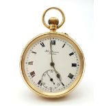 A J.W.BENSON 9K GOLD WATCH DATED 1927 AND BEING IN VERY NICE CONDITION IN ITS ORIGINAL