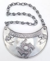 3 rd Reich 1936 Model RAD “Streifendienst” (Patrol Service) Gorget. Worn by Patrol leaders of the