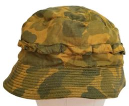 Vietnam War Era Special Forces Boonie Hat. Made from Parachute silk as the bugs cannot penetrate it.