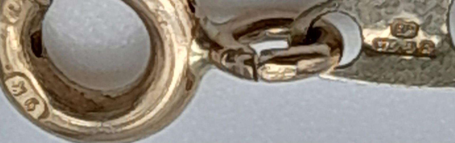 A 9K Yellow Gold Rope Necklace. 40cm length. 4.65g weight. - Bild 5 aus 5