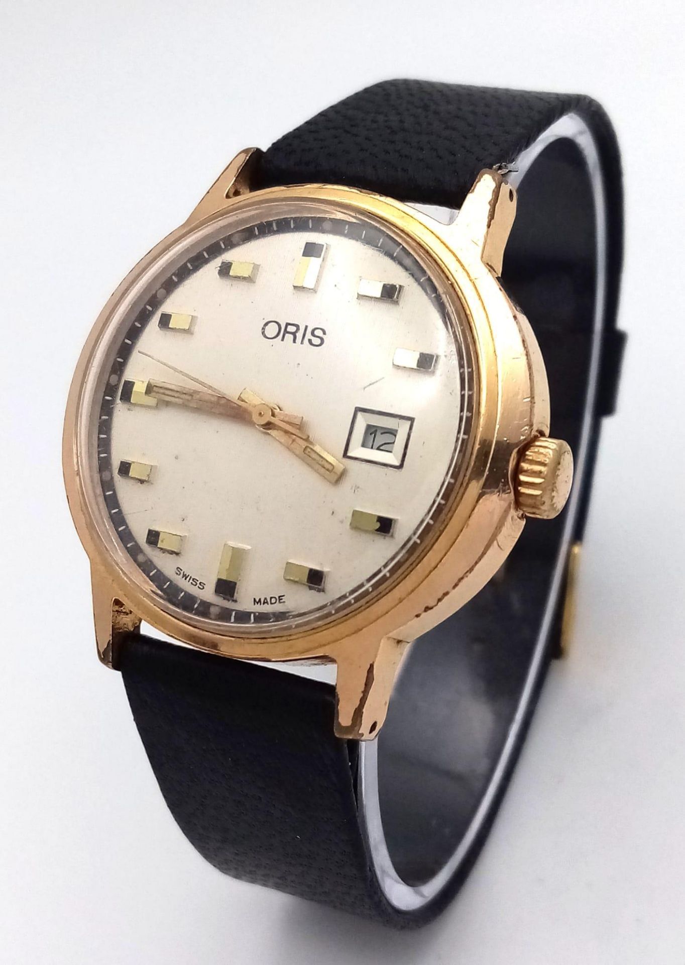 A Vintage Oris Gents Watch. Mechanical movement. Not currently working so A/F.