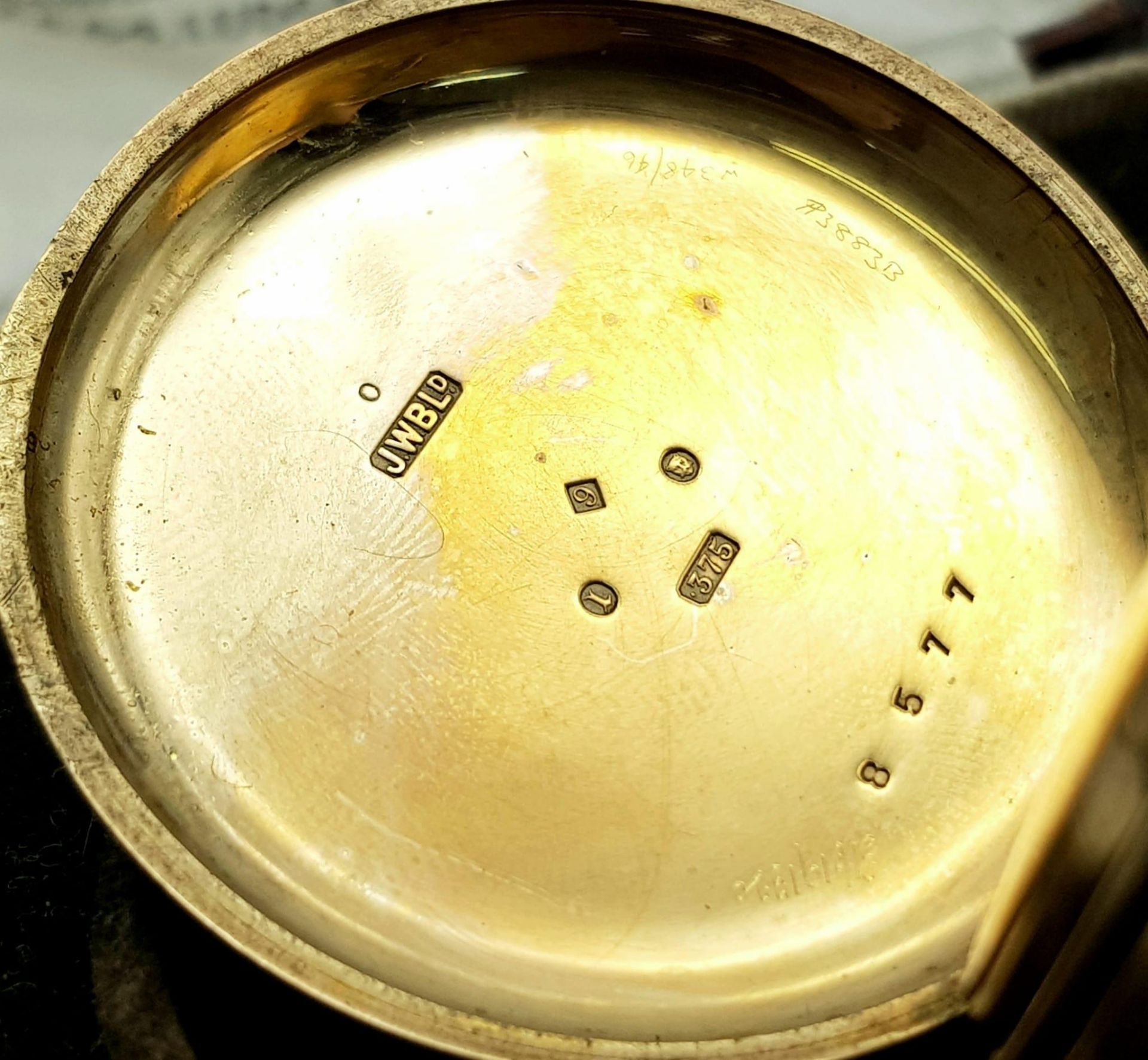 A J.W.BENSON 9K GOLD WATCH DATED 1927 AND BEING IN VERY NICE CONDITION IN ITS ORIGINAL - Image 6 of 9