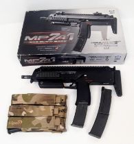 One of the most sought after air soft guns on the market, the Tokyo Marui MP7 A1 gas blowback gun