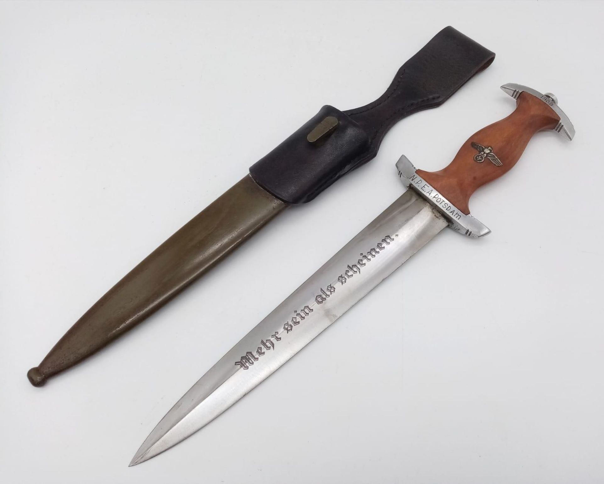 3 rd Reich 1935 Model NPEA Student Leaders Dagger (eagle in handle). The Nationalpolitische