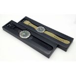 Two Unworn Military Homage Watches Comprising a 1960’s RAF Design Quartz Watch 41mm Including
