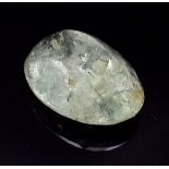 A 24.80ct Brazilian Green Beryl Gemstone. ITLGR Certified Untreated.