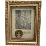From the Blyth Collection - A Unique Hand-Made Horologist's Art-Piece. A Framed Victorian Fusee