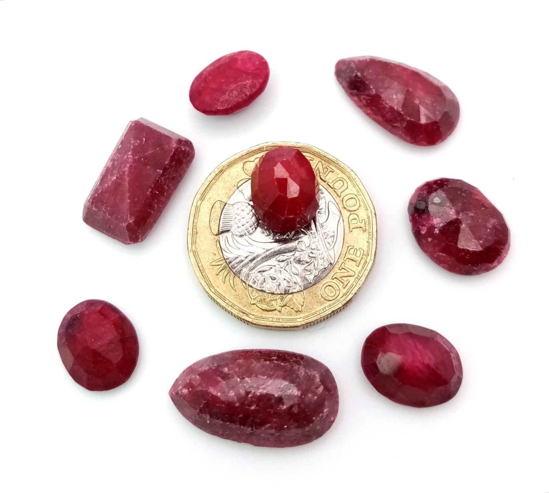 A 68ctw Lot of Natural Rubies. - Bild 3 aus 3