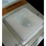 A Sealed Madagascar 14.80ct Natural Aquamarine Gemstone, Eye Clean, AIG Certified