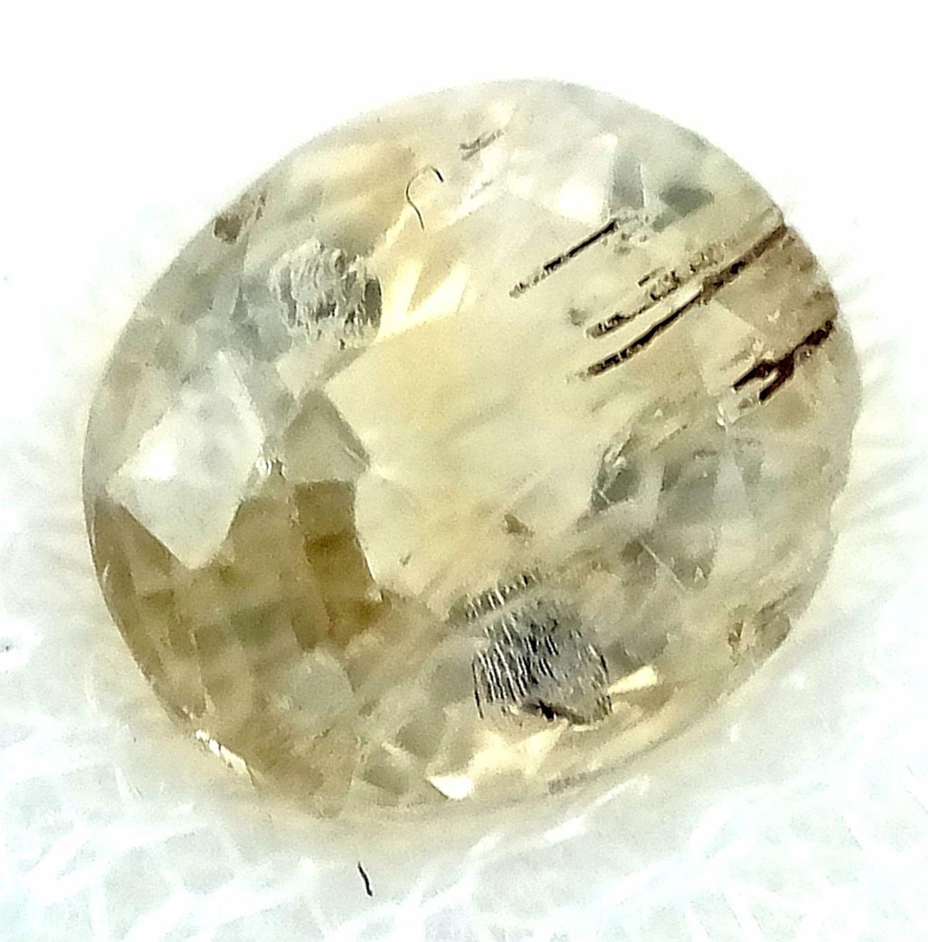 A 2.34ct Untreated Yellow Madagascar Sapphire - Sealed Container - AIG Certified.