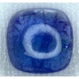 A 10.87ct Tanzania Natural Tanzanite Gemstone, in the Cushion Cabochon shape. Comes with the AIG