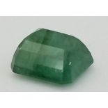 A 3.67ct Faceted Zambian Emerald. Octagonal Shape. IGL&I Certified.