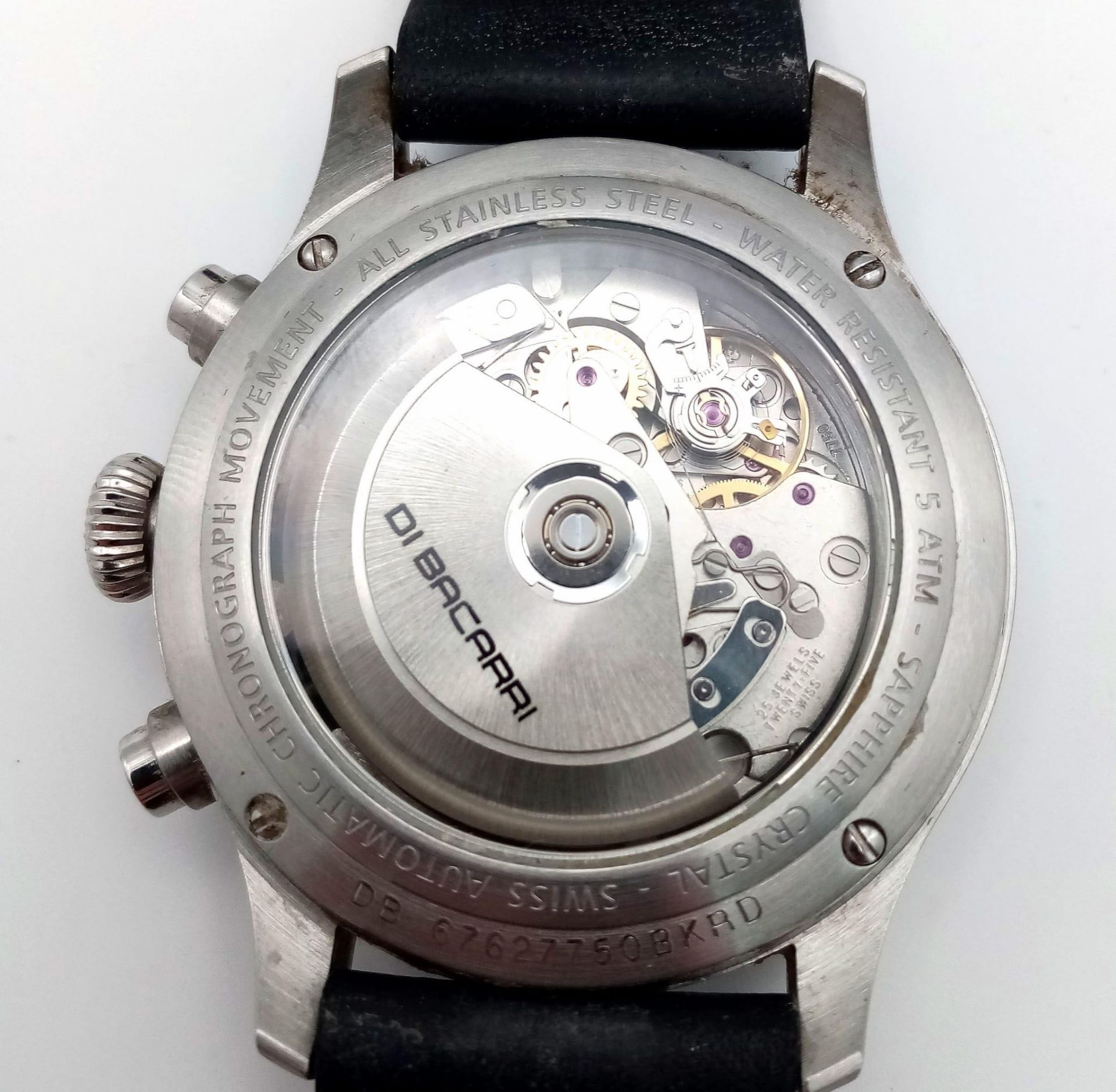 A Very Rare Limited Edition (4 of 99) Automatic Chronograph Watch from the Renato Collection by Di - Image 7 of 8