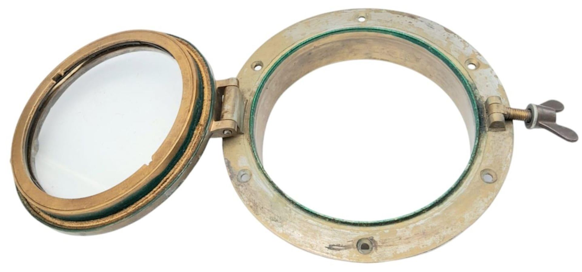 A WW2 German Kriegsmarine “Schnell Boot” Fast Boat Porthole. Commonly known as “E-Boats” by the - Image 2 of 6