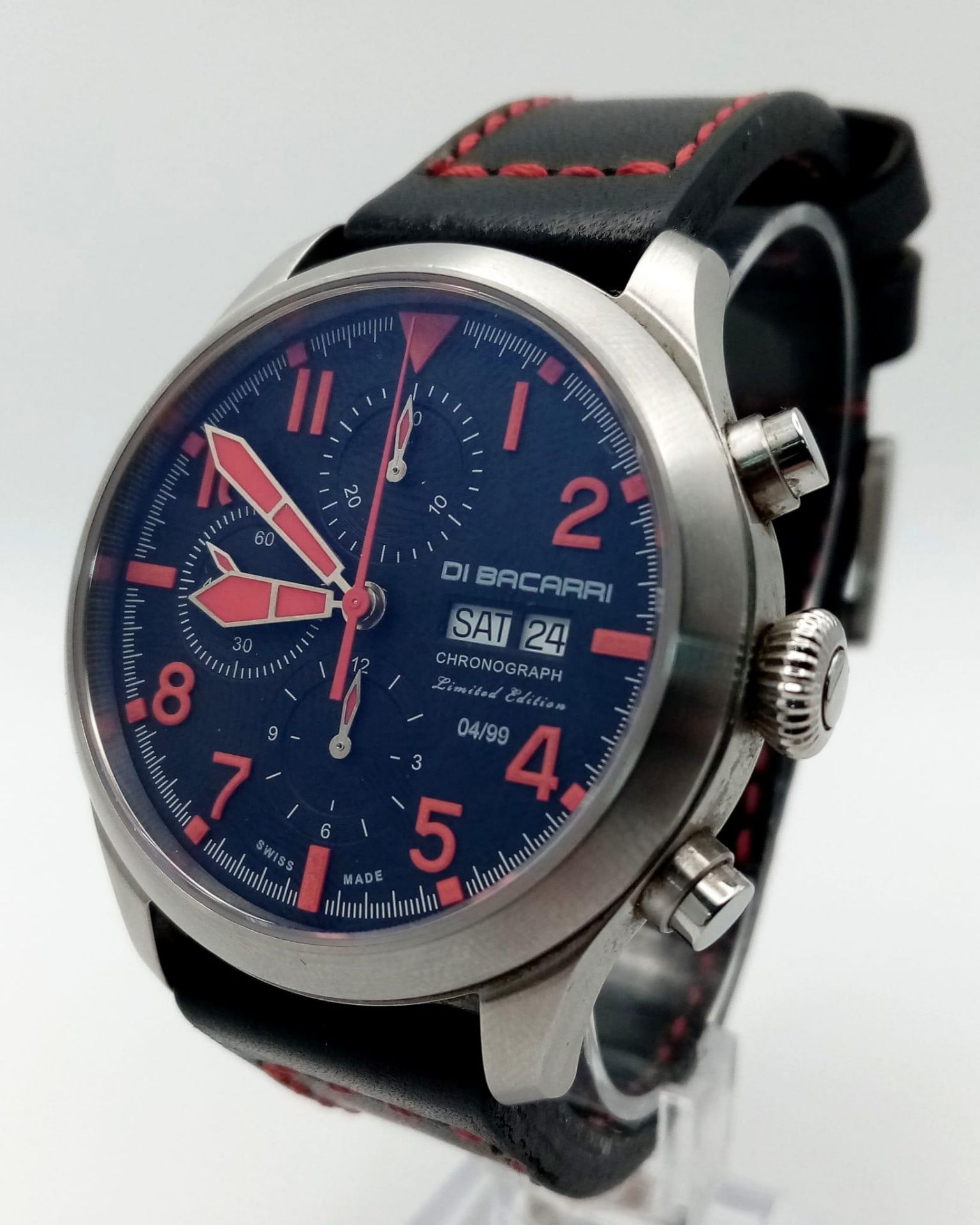 A Very Rare Limited Edition (4 of 99) Automatic Chronograph Watch from the Renato Collection by Di