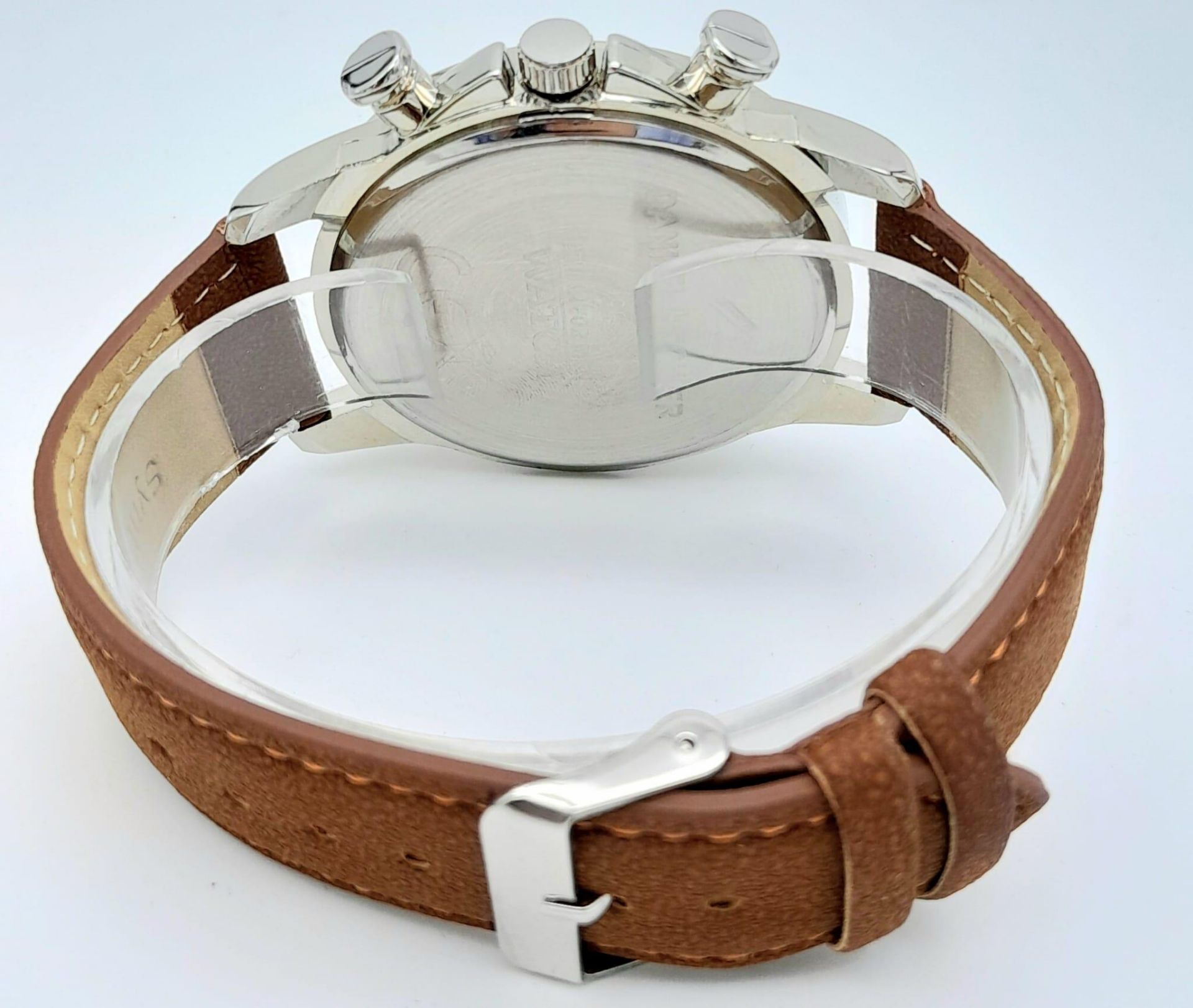 A Men’s Unworn Chronograph Style Quartz Watch by Daniel Hechter. 50mm Including Crown. New Battery - Bild 4 aus 6