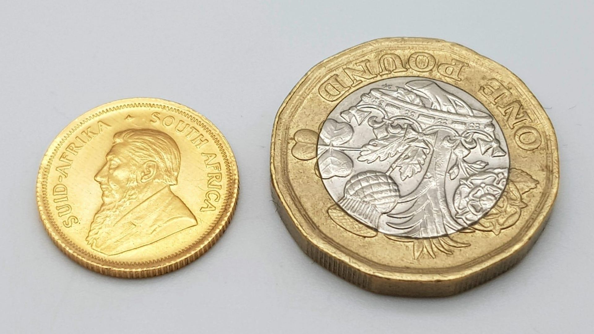 A 1/10 Ounce 22k Gold Krugerrand Coin. - Bild 4 aus 4