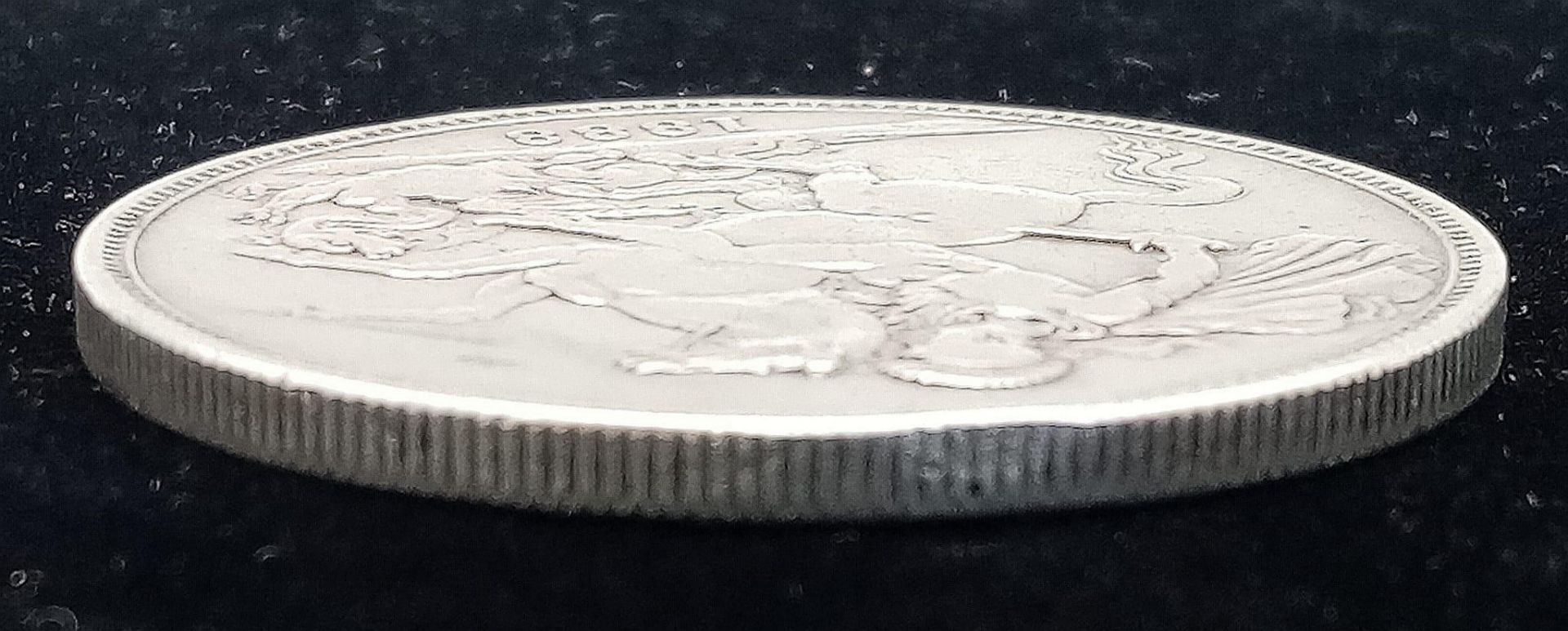 A Hard-To-Find 1888 Queen Victoria Silver Crown. VF grade but please see photos. - Image 3 of 3