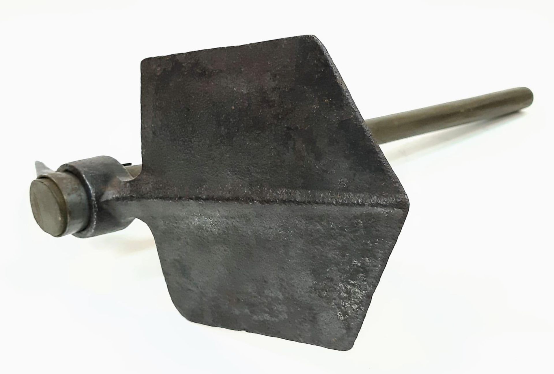 WW1 British Entrenching Tool With Handle. The Head is dated 1915. - Bild 2 aus 4