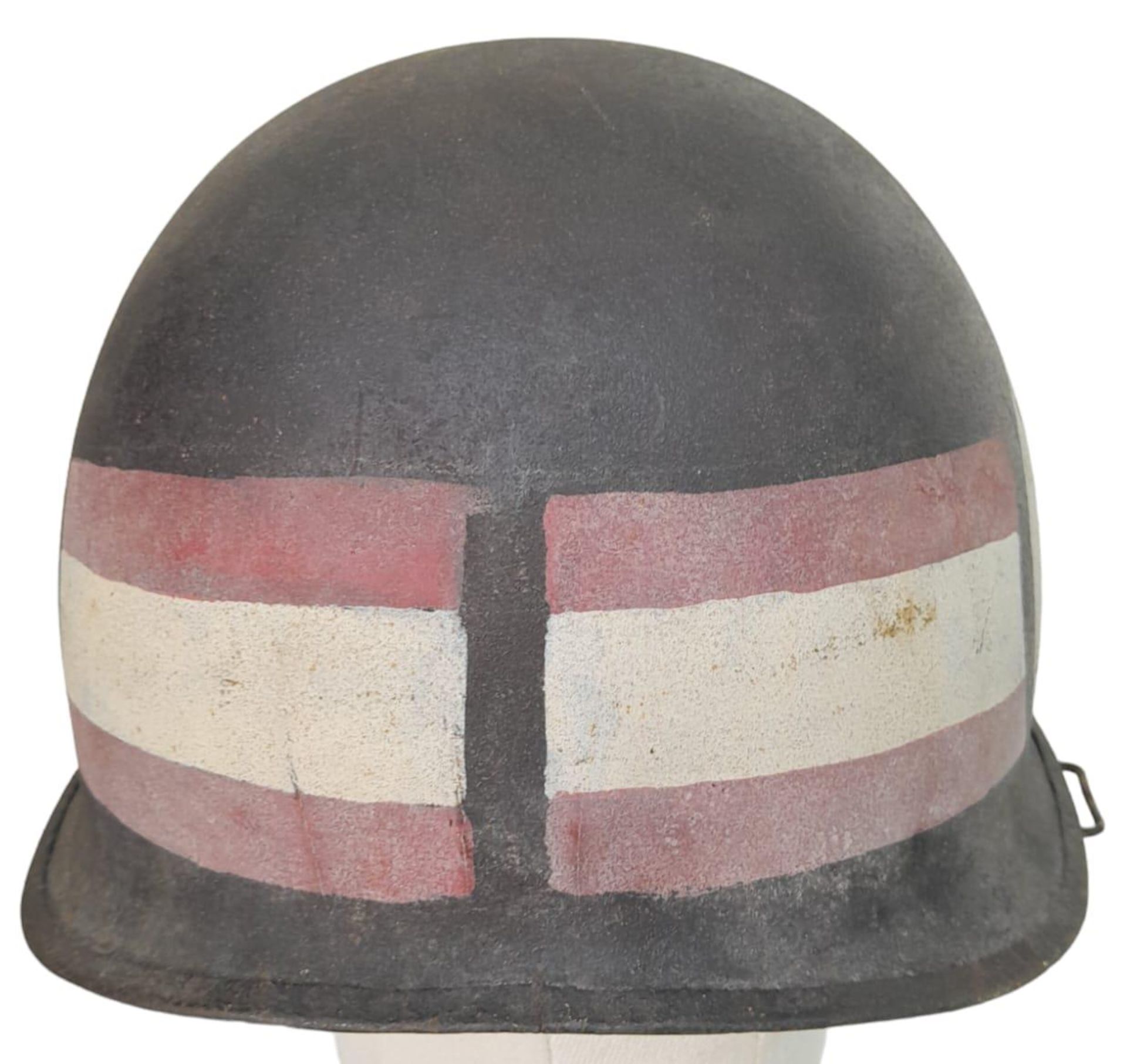 Vietnam War Quan Canh (Military Police) helmet. - Image 4 of 5