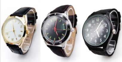 A Parcel of Three Unworn Military Homage Watches Comprising; 1) 1970’s Australian Army (42mm), 2)