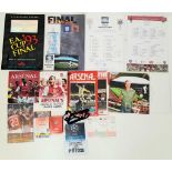 Arsenal programmes from the 1980's/90's/2000's, including the 1993 FA Cup final v Sheff Weds; the