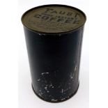 WW2 Tin of US Faust Instant Coffee. Dated 1944 (D-Day)