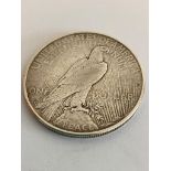 1923 USA SILVER PEACE DOLLAR. Fine/very fine condition.