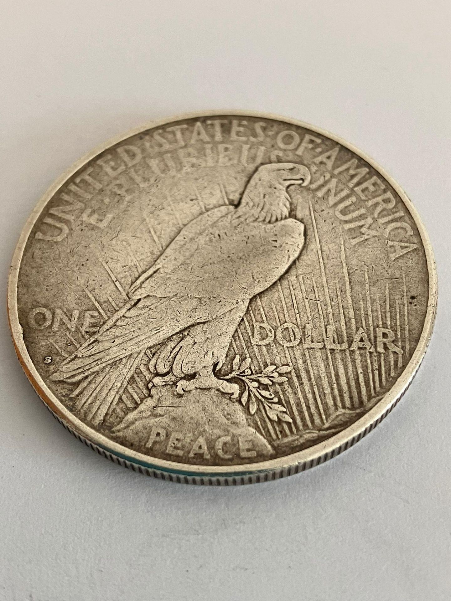 1923 USA SILVER PEACE DOLLAR. Fine/very fine condition.