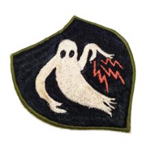 WW2-Vietnam US “Ghost Army” Patch. Worn by the 23 rd HQ Special Troops Unit. Made up from movie prop